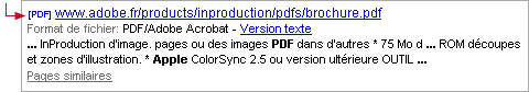Fichiers PDF 